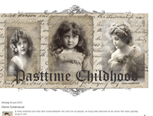 Tablet Screenshot of pasttimechildhood.blogspot.com