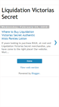 Mobile Screenshot of liquidationvictoriassecret.blogspot.com
