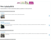 Tablet Screenshot of poistyopoydalta.blogspot.com