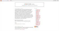 Desktop Screenshot of english270.blogspot.com