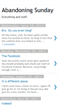 Mobile Screenshot of abandoningsunday.blogspot.com