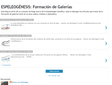 Tablet Screenshot of espeleogenesisgalerias.blogspot.com