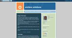 Desktop Screenshot of enclavesolutions.blogspot.com