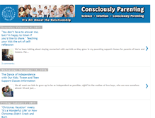 Tablet Screenshot of consciouslyparenting.blogspot.com