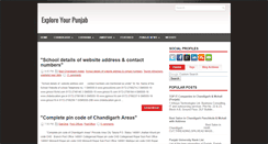 Desktop Screenshot of exploreyourpunjab.blogspot.com