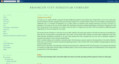 Desktop Screenshot of brooklynstreetcar.blogspot.com