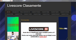 Desktop Screenshot of clasamente.blogspot.com