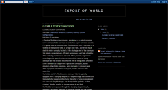 Desktop Screenshot of exportofworld.blogspot.com