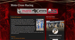 Desktop Screenshot of moto-cross-racing.blogspot.com