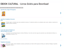 Tablet Screenshot of ebooksculturais.blogspot.com