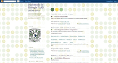 Desktop Screenshot of biologiapasd2009.blogspot.com