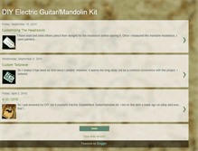 Tablet Screenshot of diyguitarkit.blogspot.com