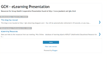 Tablet Screenshot of ghc-elearning.blogspot.com