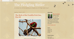 Desktop Screenshot of fledglingbirder.blogspot.com