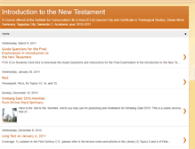Tablet Screenshot of newtestament2011.blogspot.com