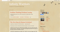 Desktop Screenshot of infinitywarriors.blogspot.com