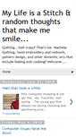 Mobile Screenshot of mylifeisastitch.blogspot.com