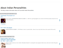Tablet Screenshot of aboutindianpersonalities.blogspot.com