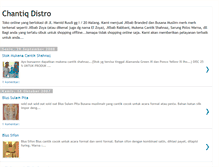Tablet Screenshot of chantiqdistro.blogspot.com
