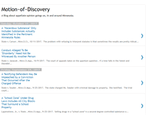 Tablet Screenshot of motionofdiscovery.blogspot.com