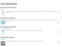 Tablet Screenshot of comealongfoolnews.blogspot.com