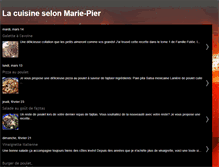 Tablet Screenshot of marie-piercuisine.blogspot.com