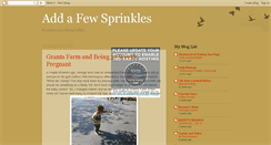 Desktop Screenshot of addafewsprinkles.blogspot.com