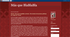 Desktop Screenshot of masqueblablabla.blogspot.com