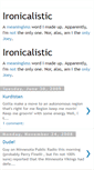 Mobile Screenshot of ironicalistic.blogspot.com