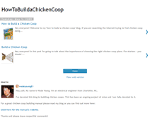 Tablet Screenshot of howtobuildachickencoop2.blogspot.com