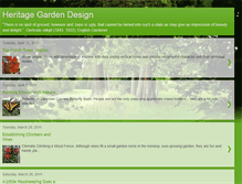 Tablet Screenshot of heritagegardendesign.blogspot.com