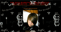 Desktop Screenshot of emo-boys-hairstyle.blogspot.com