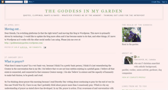 Desktop Screenshot of goddessinmygarden.blogspot.com