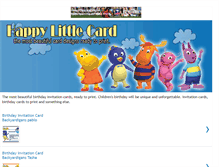 Tablet Screenshot of happylittlecard.blogspot.com