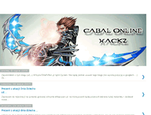 Tablet Screenshot of cabalonlinehackz.blogspot.com