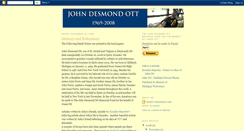 Desktop Screenshot of johnottmemorialfund.blogspot.com