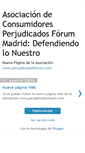 Mobile Screenshot of perjudicadosforummadrid.blogspot.com