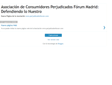 Tablet Screenshot of perjudicadosforummadrid.blogspot.com