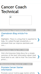 Mobile Screenshot of cancercoachtechnical.blogspot.com