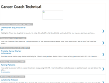 Tablet Screenshot of cancercoachtechnical.blogspot.com