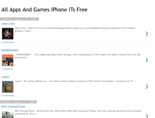 Tablet Screenshot of iphone-games-2009.blogspot.com