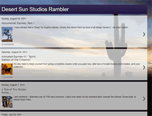 Tablet Screenshot of desertsunstudios.blogspot.com
