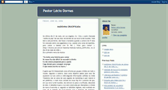 Desktop Screenshot of pastorleciodornas.blogspot.com