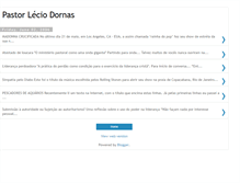 Tablet Screenshot of pastorleciodornas.blogspot.com