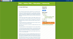Desktop Screenshot of phd-online.blogspot.com