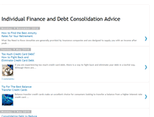 Tablet Screenshot of individualfinanceadvice.blogspot.com