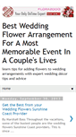 Mobile Screenshot of flowersarrangementsforweddings.blogspot.com