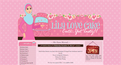 Desktop Screenshot of lilylovecake.blogspot.com