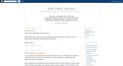 Desktop Screenshot of greyshade.blogspot.com