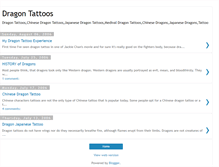 Tablet Screenshot of dragontattoos.blogspot.com